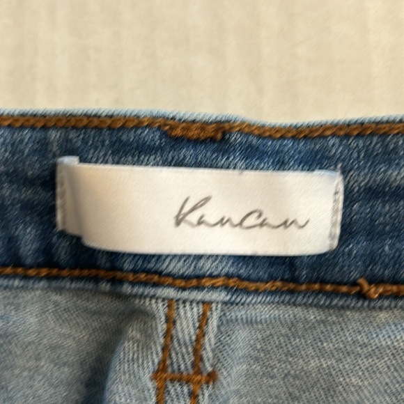 Kancan High Rise Distressed 5 Button Closure Whiskered Denim Jeans. Size 15/31 - Picture 8 of 14